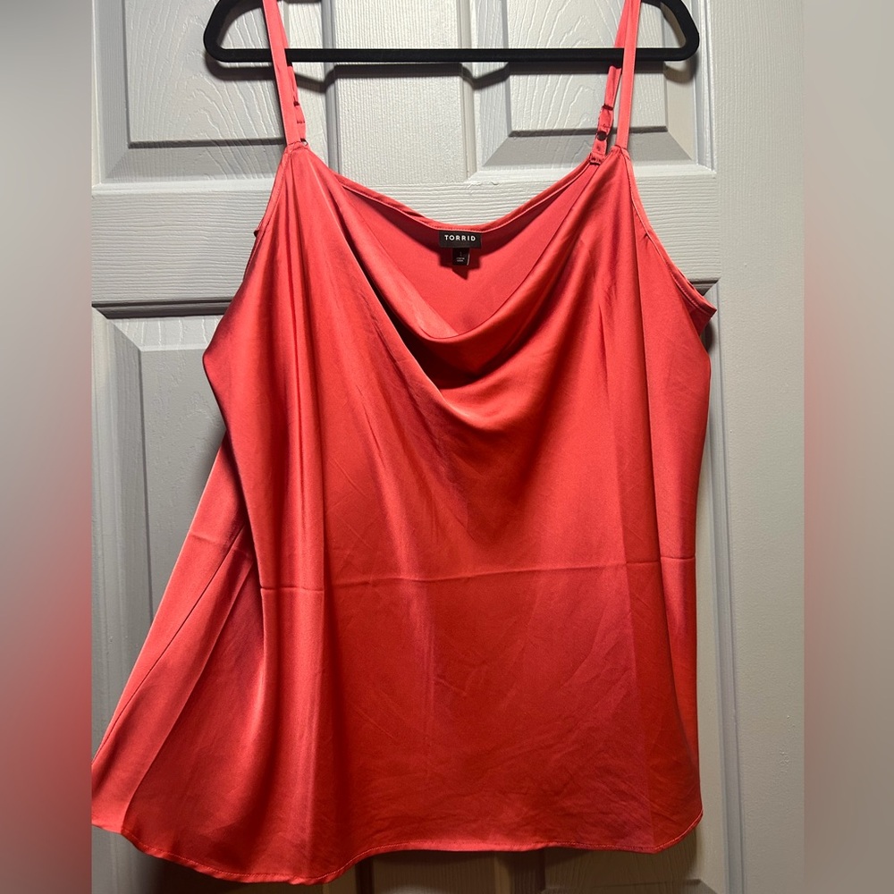 Torrid Dark Pink Cowl Neck Camisole